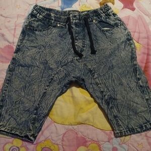 Bleeker & Mercer brand Drawstring Denim Shorts - Size 32/36   (0252)